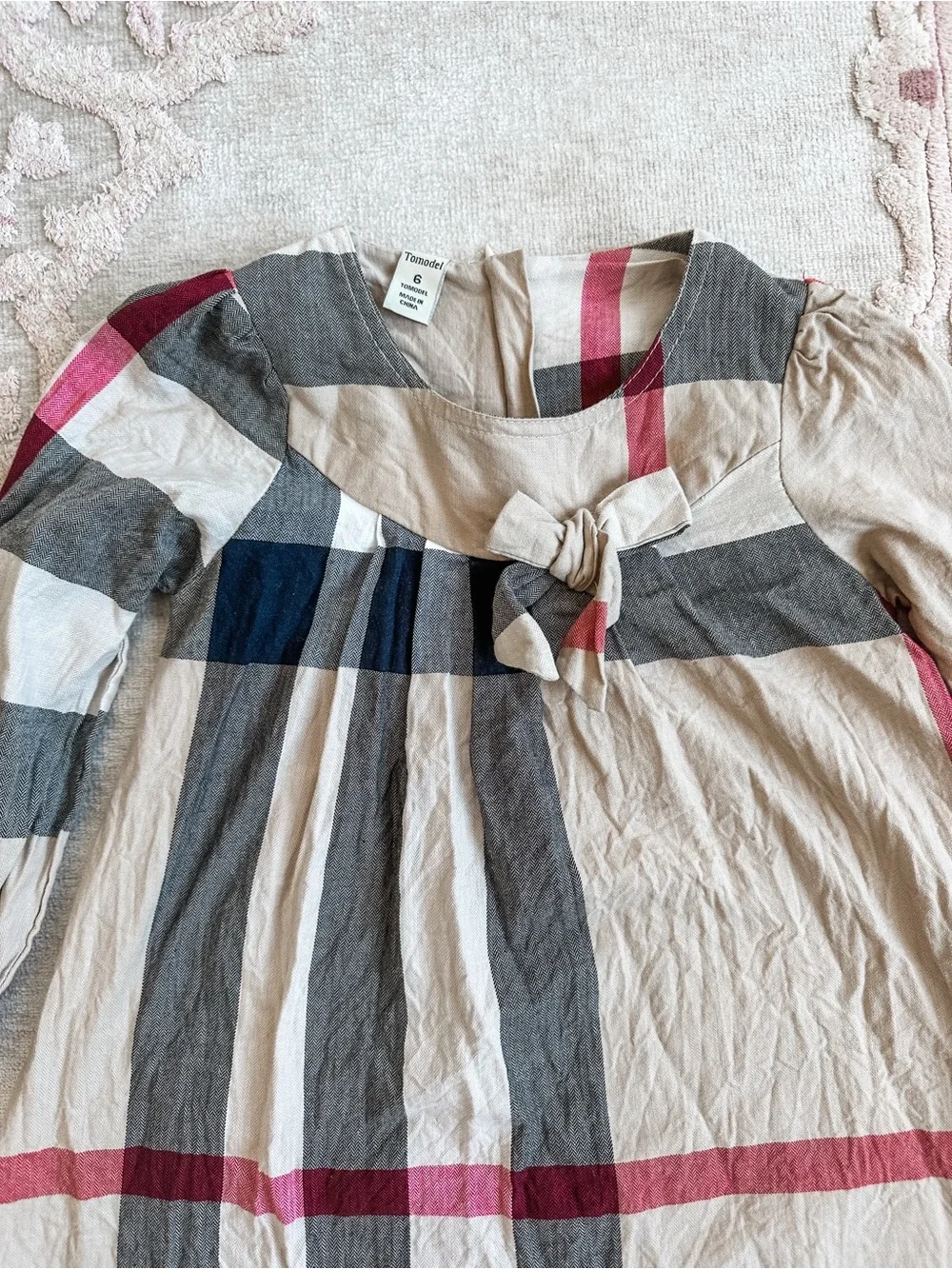 N/A plaid dress